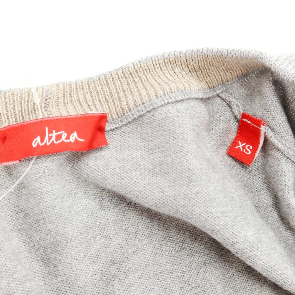 [Used] Altea Cotton Knit Vest, Grey [Size XS] [GRY] [S/S] [Condition Rank B] ​​[Men&