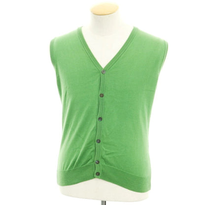 [Used] Altea Cotton Knit Vest Green [Size XS] [GRN] [S/S] [Condition Rank C] [Men&