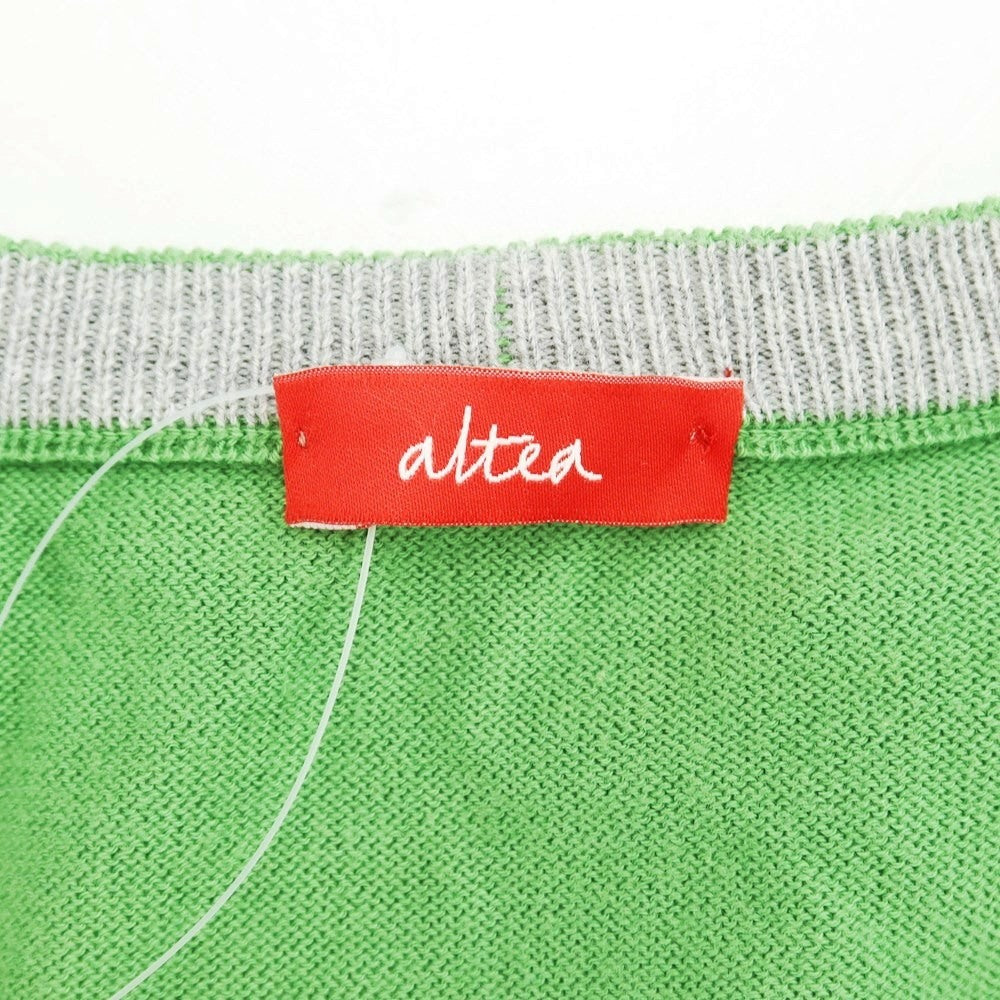 [Used] Altea Cotton Knit Vest Green [Size XS] [GRN] [S/S] [Condition Rank C] [Men&