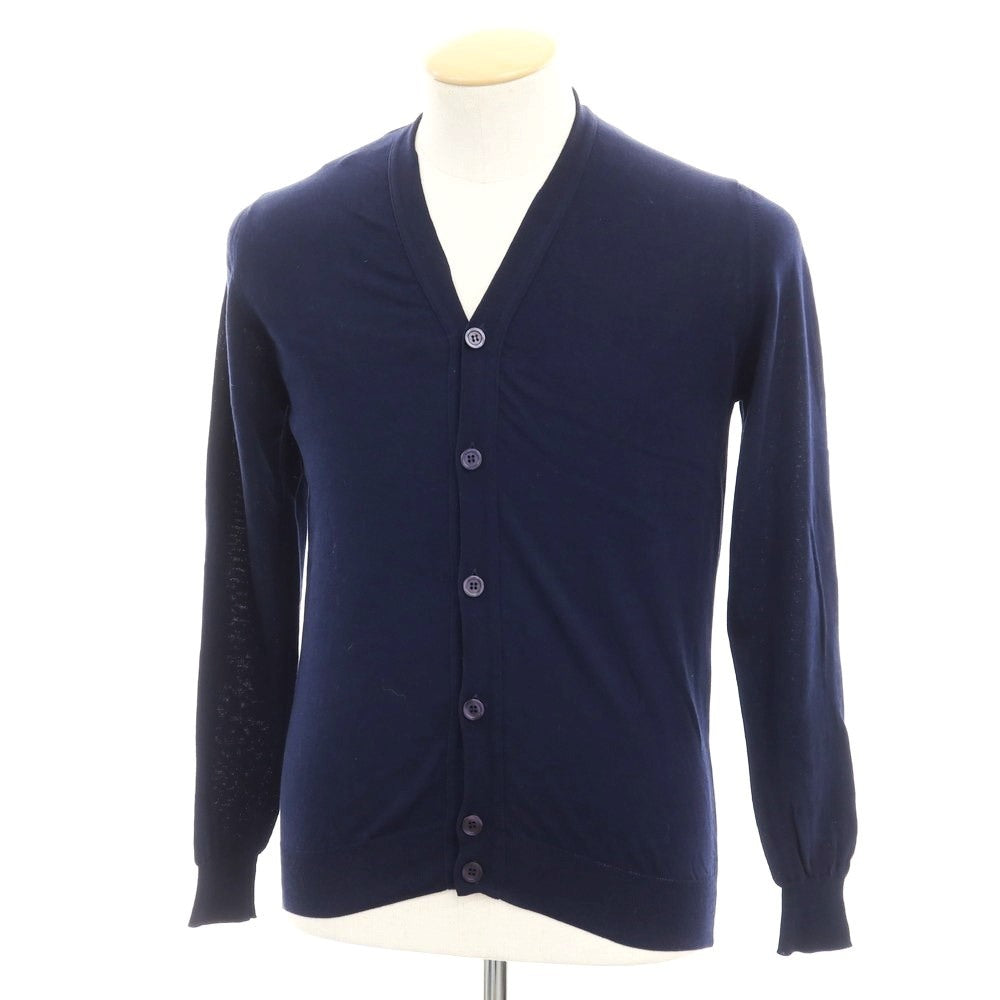 [Used] BEAMS F Cotton Cardigan Navy [Size 44] [NVY] [S/S] [Condition Rank B] ​​[Men&