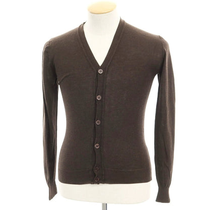 [Used] BEAMS F Cotton Cardigan Dark Brown [Size 44] [BRW] [S/S] [Condition Rank B] ​​[Men&