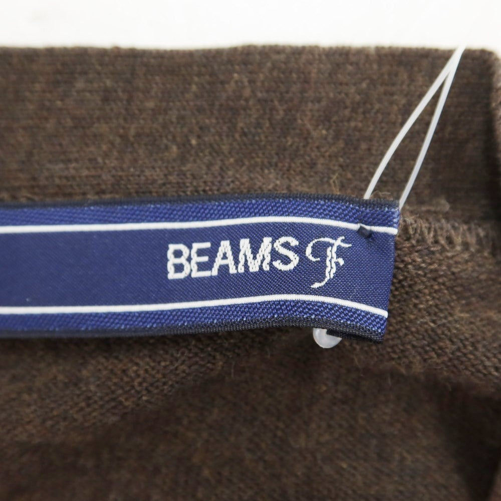 【中古】ビームスエフ BEAMS F コットン カーディガン ダークブラウン【サイズ44】【BRW】【S/S】【状態ランクB】【メンズ】【759381】