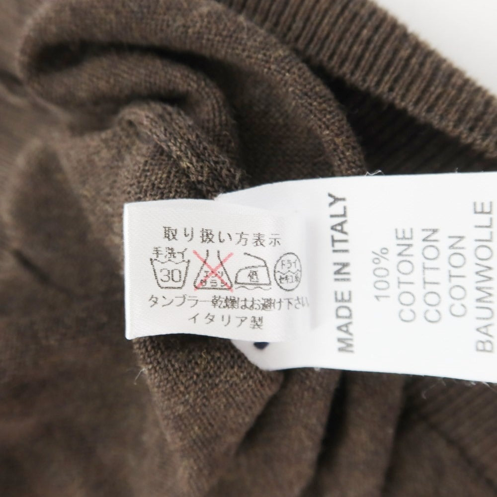 [Used] BEAMS F Cotton Cardigan Dark Brown [Size 44] [BRW] [S/S] [Condition Rank B] ​​[Men&