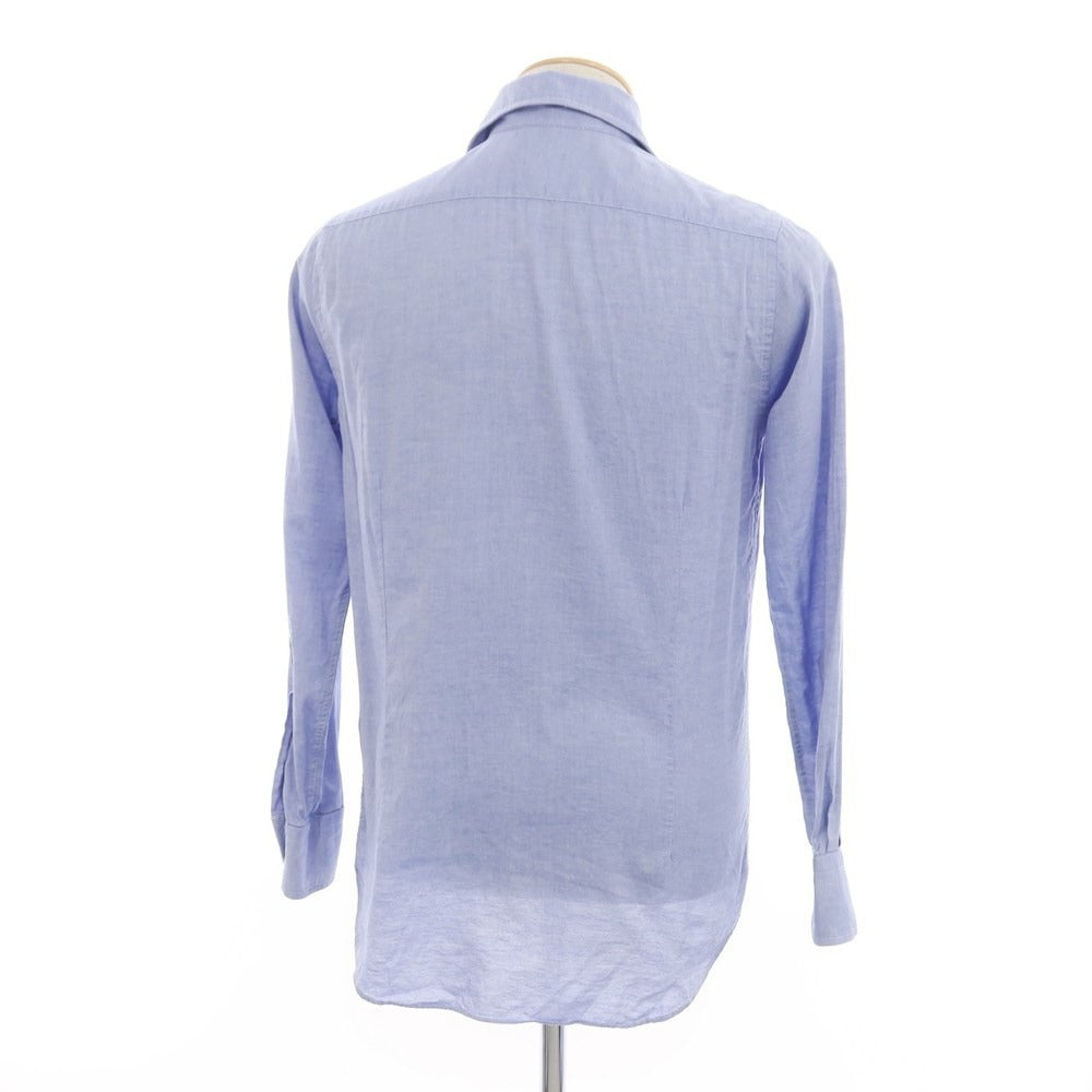 [Used] Brilla per il gusto Cotton Horizontal Collar Shirt Blue [XS] [Condition Rank B] ​​[Men&