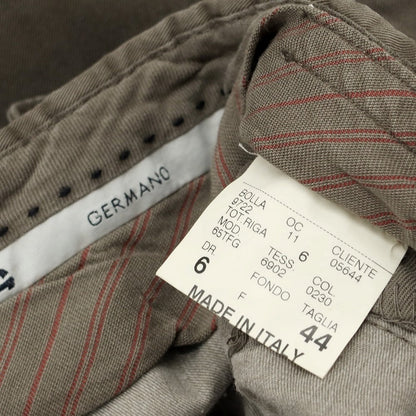 [Used] GERMANO Stretch Cotton Casual Slacks Pants Warm Gray [44] [Condition Rank C] [Men&