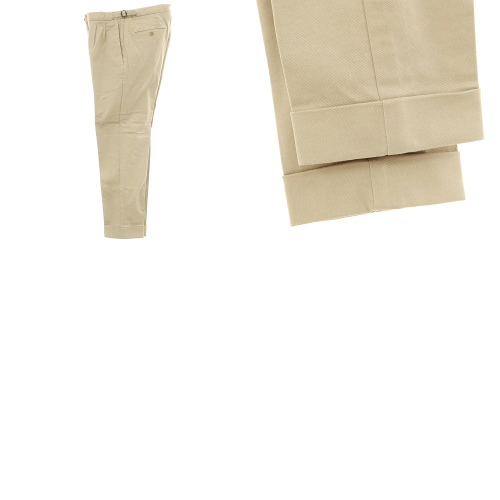 [Used] GERMANO Stretch Cotton Casual Slacks Pants Beige [44] [Condition Rank C] [Men&