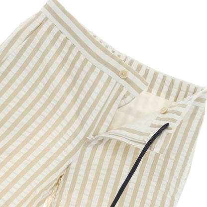 [Used] PT TORINO BERMUDA Cotton Striped Shorts White x Beige [Size 44] [WHT] [S/S] [Condition Rank B] ​​[Men&