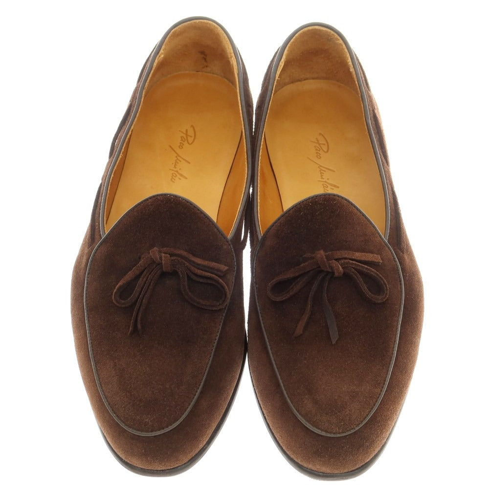 [Used] Paco Milan Suede Ribbon Tassel Loafers Brown [Size 39] [BRW] [S/S/A/W] [Condition Rank B] ​​[Men&