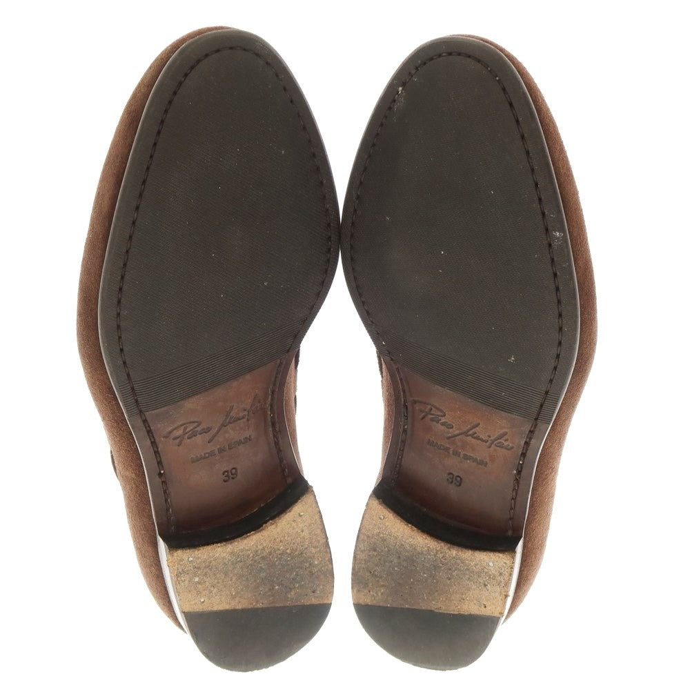 [Used] Paco Milan Suede Ribbon Tassel Loafers Brown [Size 39] [BRW] [S/S/A/W] [Condition Rank B] ​​[Men&