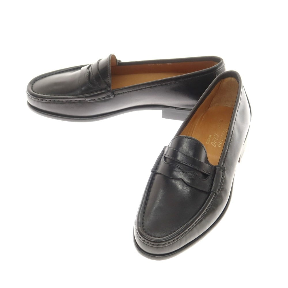 [Used] CASTELLANO Leather Coin Loafers Black [Size 39] [BLK] [S/S/A/W] [Condition Rank A] [Men&