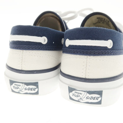 [Used] Topsider SEAMATE Canvas Deck Shoes Sneakers White x Navy [7M] [Condition Rank A] [Men&