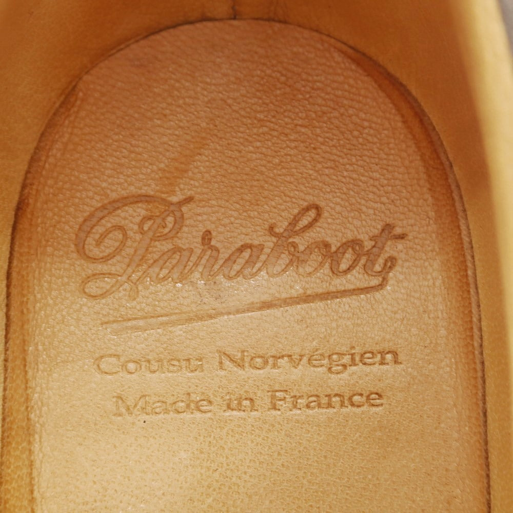 【中古】パラブーツ Paraboot CHAMBORD Uチップ ドレスシューズ ブラウン【 5 1/2F 】【 状態ランクB 】【 メンズ 】