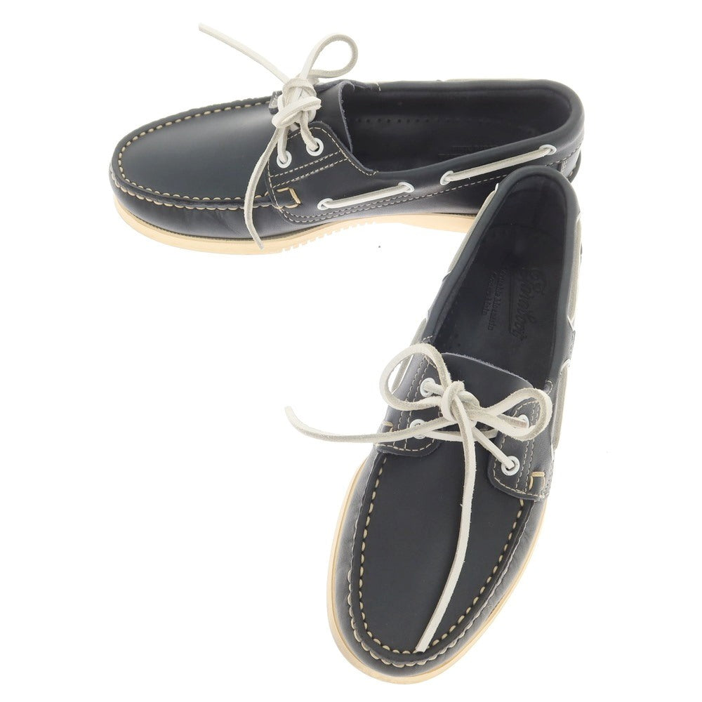 [Used] Paraboot BARTH deck shoes, navy x white [5.5] [Condition rank B] ​​[Men&