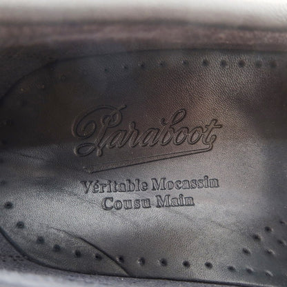 【中古】パラブーツ Paraboot BARTH デッキシューズ ネイビーxホワイト【 5.5 】【 状態ランクB 】【 メンズ 】