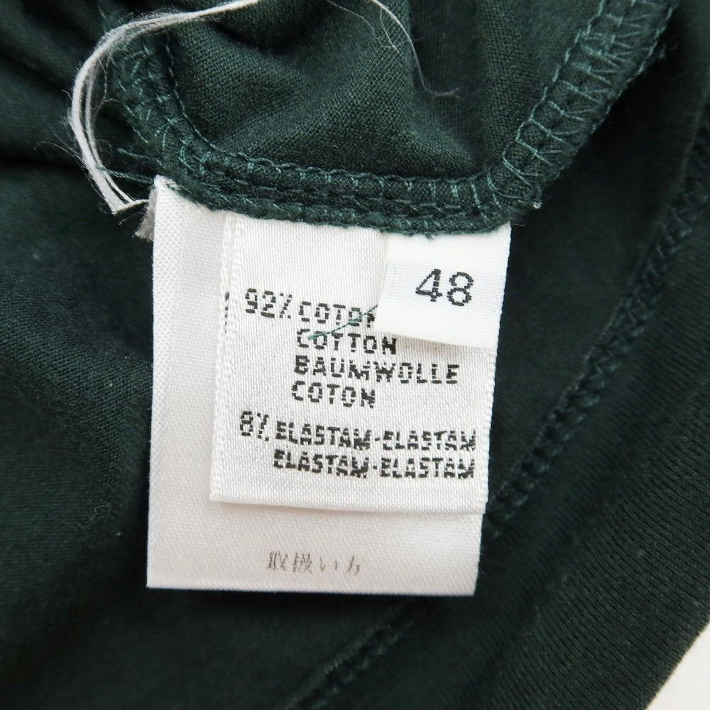 [Used] CRUCIANI Cotton V-neck short-sleeve T-shirt, dark green [Size 48] [GRN] [S/S] [Condition Rank C] [Men&