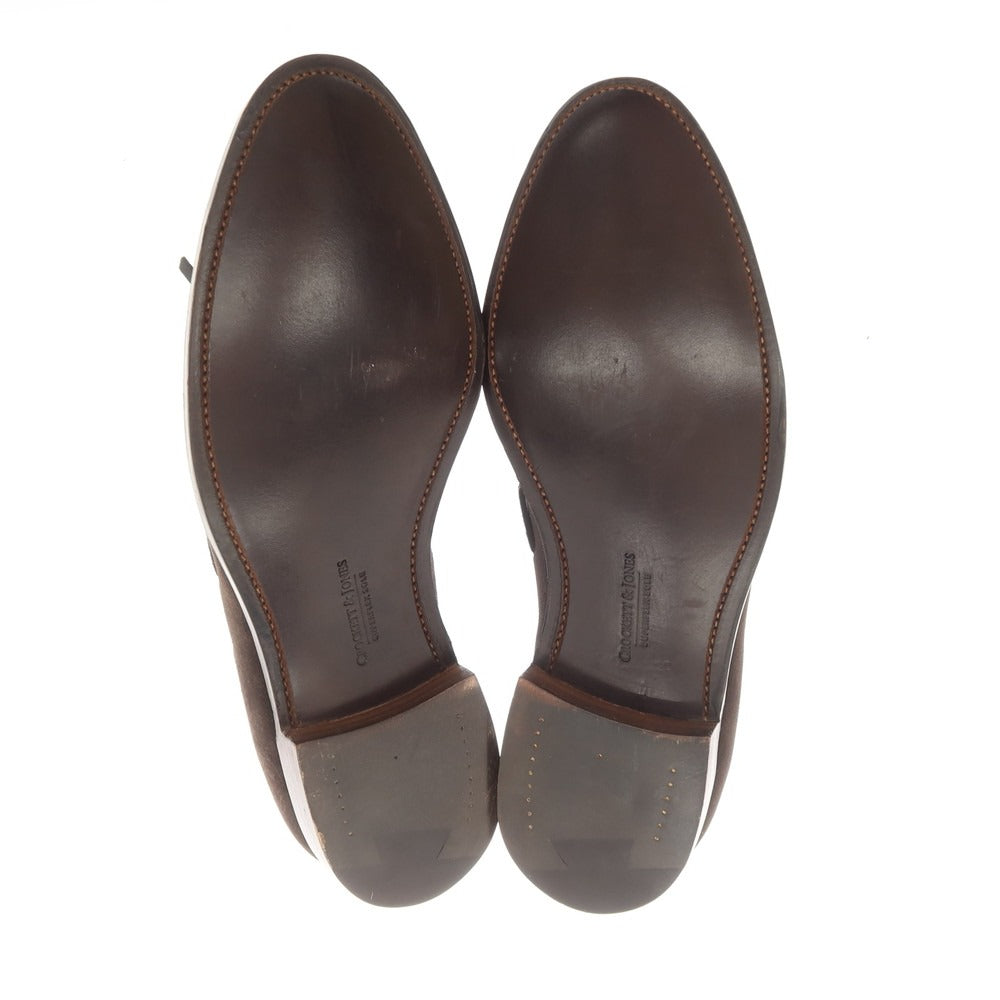 [Used] Crockett &amp;amp; Jones Southport suede ribbon loafers, dark brown [7 1/2E] [Condition: A] [Men&