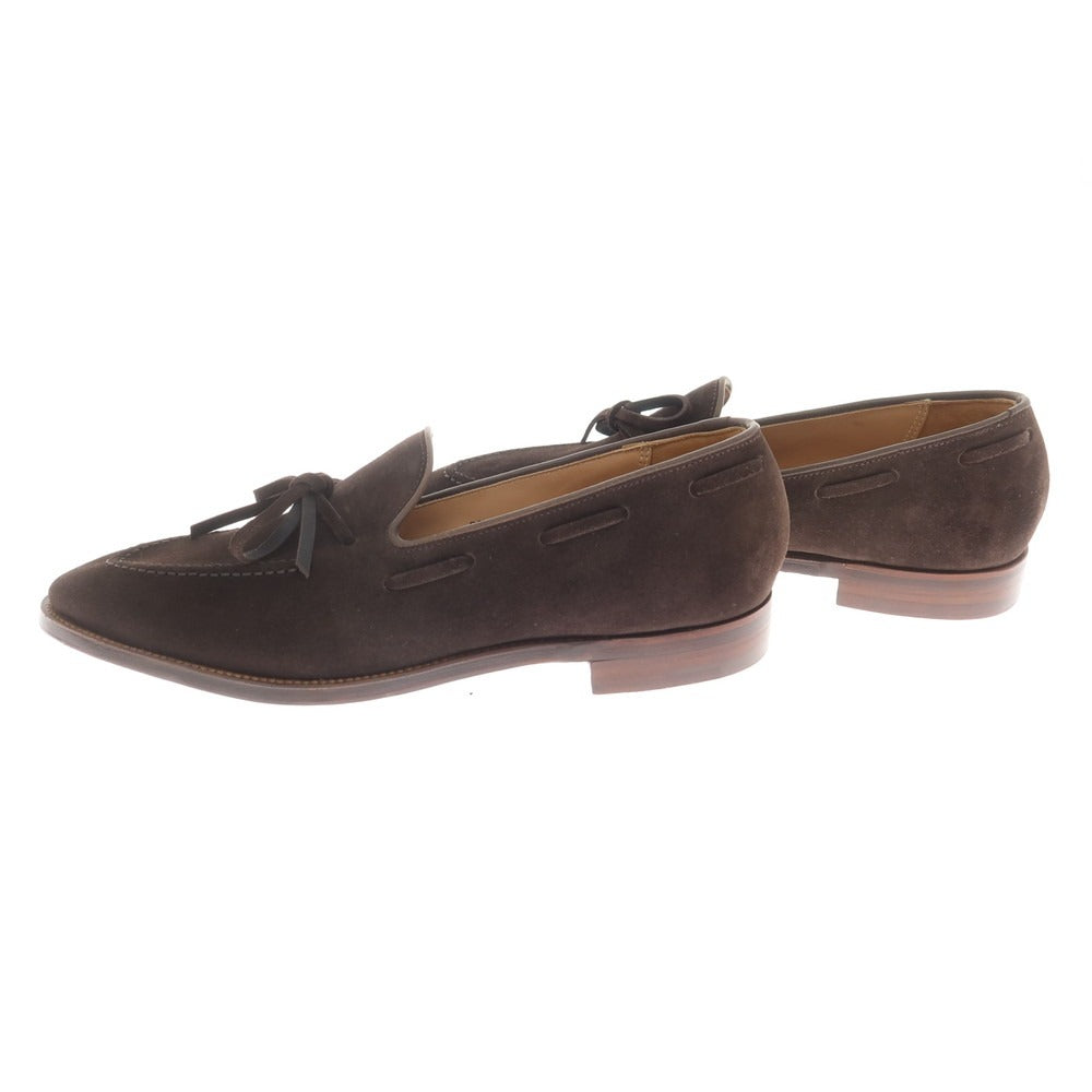 [Used] Crockett &amp;amp; Jones Southport suede ribbon loafers, dark brown [7 1/2E] [Condition: A] [Men&