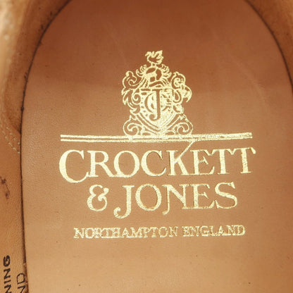 【中古】クロケットアンドジョーンズ CROCKETT&amp;JONES SOUTHPORT スエード リボンローファー ダークブラウン【 7 1/2E 】【 状態ランクA 】【 メンズ 】