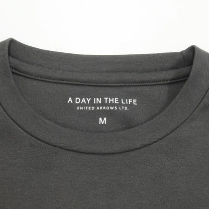 【中古】ア デイ イン ザ ライフ ユナイテッドアローズ a day in the life  united arrows コットン クルーネック 長袖Ｔシャツ チャコール【サイズM】【GRY】【S/S/A/W】【状態ランクB】【メンズ】【759374】
[DPD]