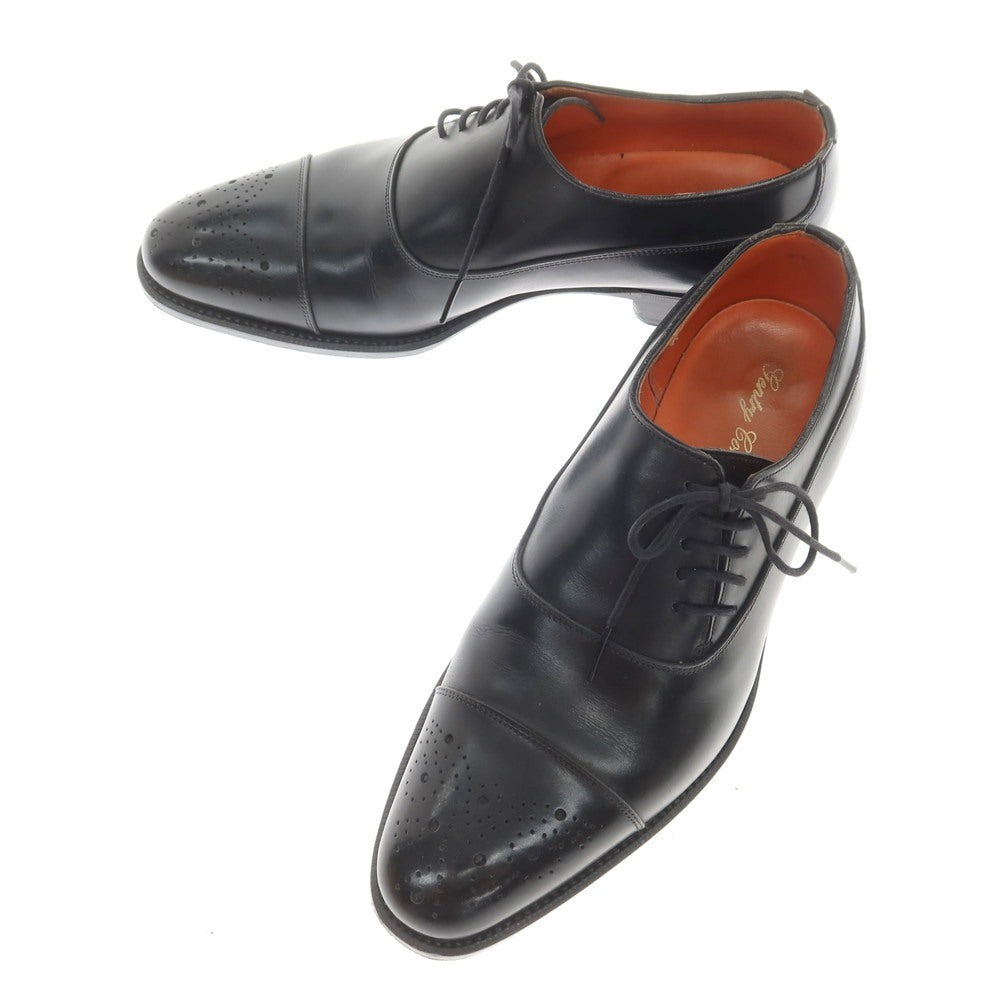 [Used] Gentry Complex Hand-sewn Side-lace Dress Shoes Black [Approx. 25cm (no size indicated)] [Condition Rank B] ​​[Men&