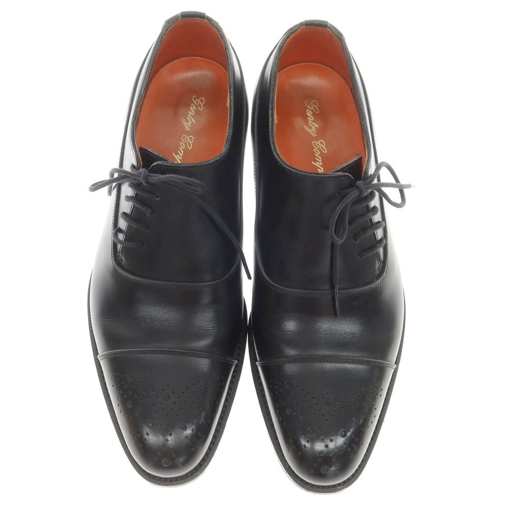 [Used] Gentry Complex Hand-sewn Side-lace Dress Shoes Black [Approx. 25cm (no size indicated)] [Condition Rank B] ​​[Men&