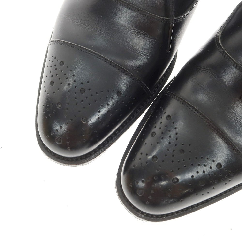 [Used] Gentry Complex Hand-sewn Side-lace Dress Shoes Black [Approx. 25cm (no size indicated)] [Condition Rank B] ​​[Men&