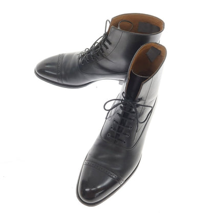 [Used] Otsuka OTSUKA Punched Cap Toe Lace-up Boots Black [25.5] [Condition Rank B] ​​[Men&