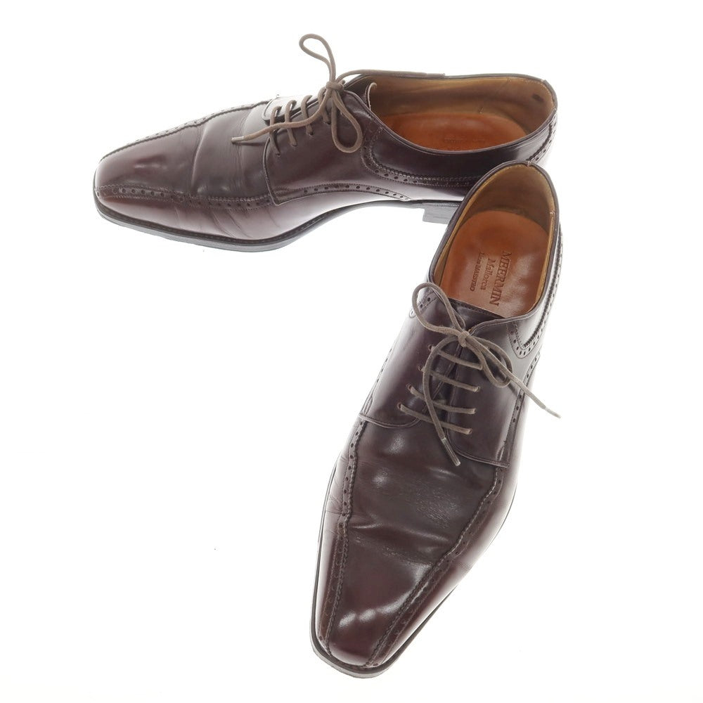 【中古】メルミン MEERMIN スワールモカシン ドレスシューズ バーガンディ【 6 】【 状態ランクC 】【 メンズ 】
[DPD]