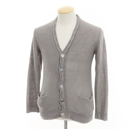 [Used] Barneys New York BARNEYS NEWYORK Linen Cotton Cardigan Gray [Size 1] [GRY] [S/S] [Condition Rank C] [Men&