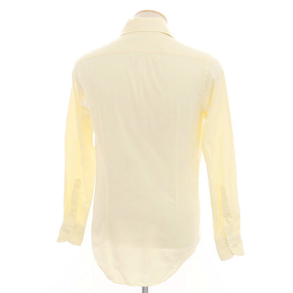 [Used] ISETAN MENS Oxford Cotton Dress Shirt Light Yellow [No description (S rank)] [Condition rank C] [Men&