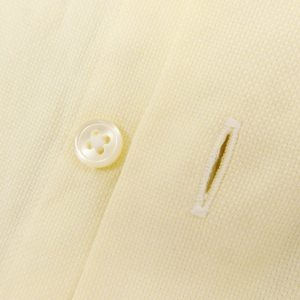 [Used] ISETAN MENS Oxford Cotton Dress Shirt Light Yellow [No description (S rank)] [Condition rank C] [Men&