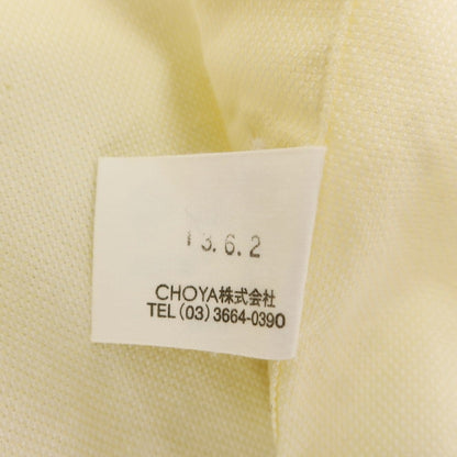 [Used] ISETAN MENS Oxford Cotton Dress Shirt Light Yellow [No description (S rank)] [Condition rank C] [Men&