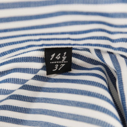 [Used] Brilla per il gusto Striped Dress Shirt White x Green Navy [37] [Condition Rank B] ​​[Men&