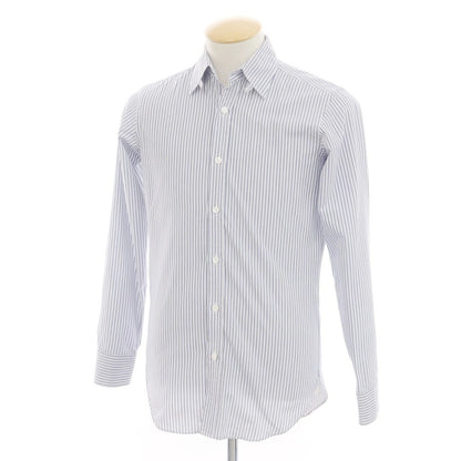 [Used] Brilla per il gusto Striped tab collar dress shirt White x Blue [37] [Condition Rank B] ​​[Men&