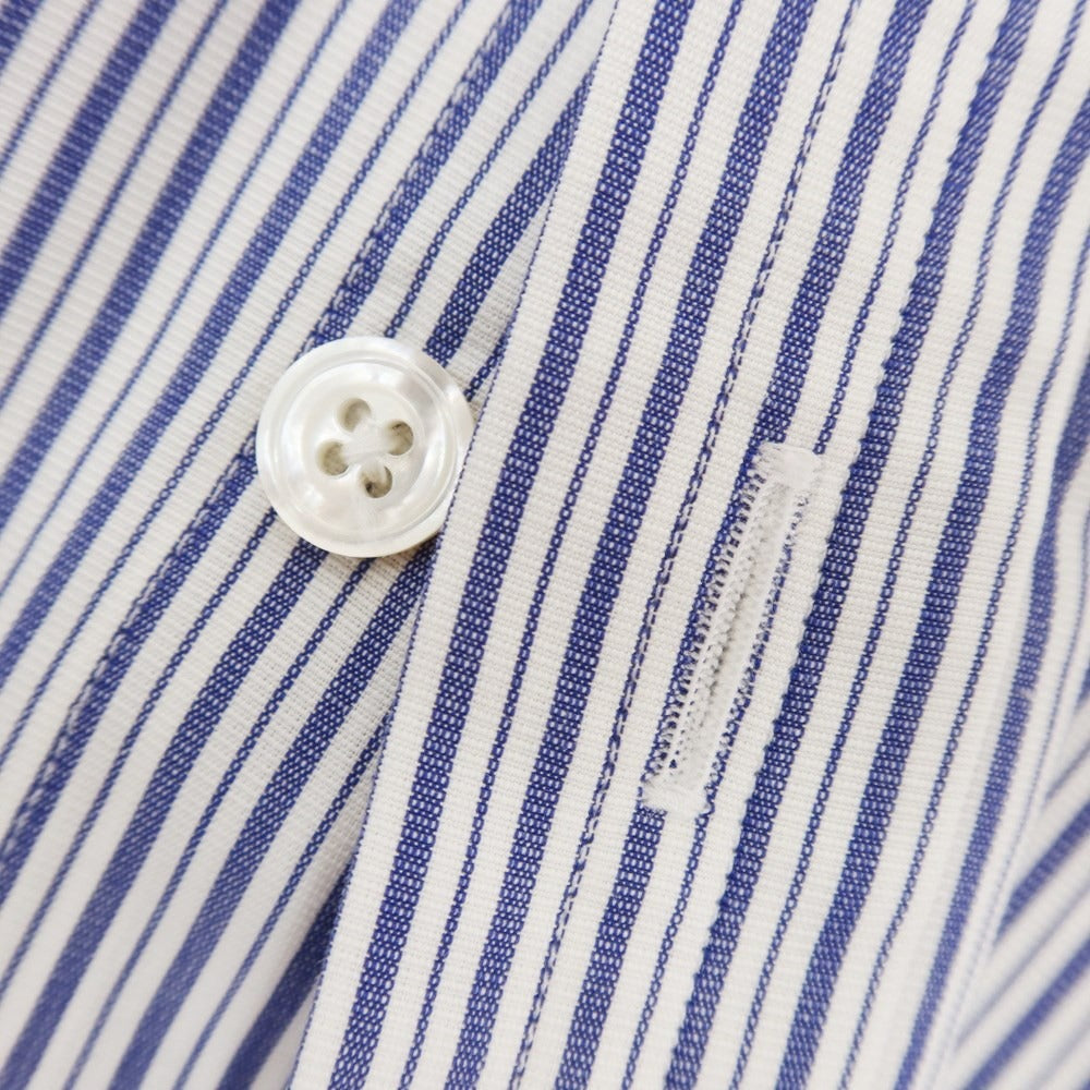 [Used] Brilla per il gusto Striped tab collar dress shirt White x Blue [37] [Condition Rank B] ​​[Men&