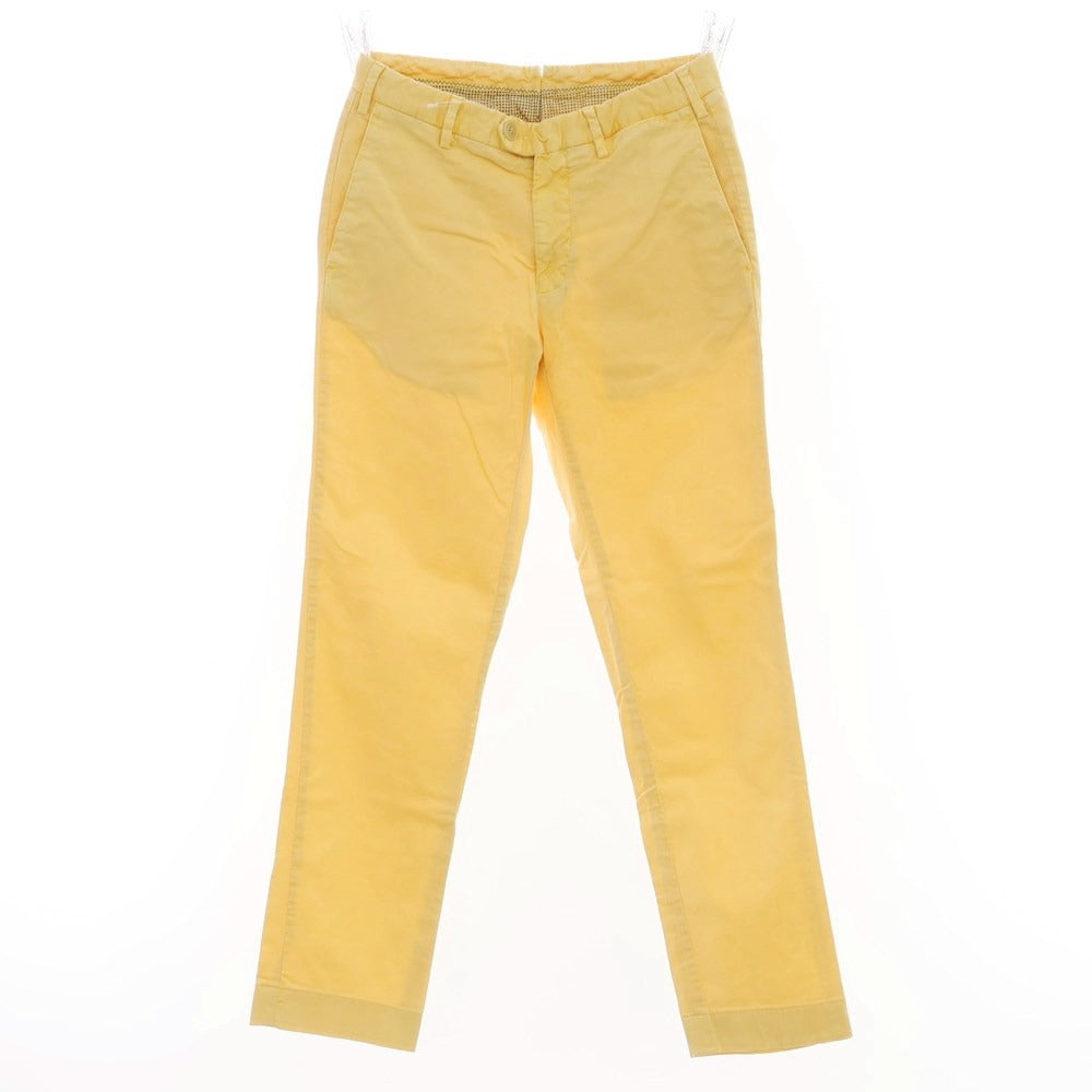 [Used] GERMANO Cotton Twill Casual Slacks Pants Yellow [Size 44] [YEL] [S/S] [Condition Rank C] [Men&