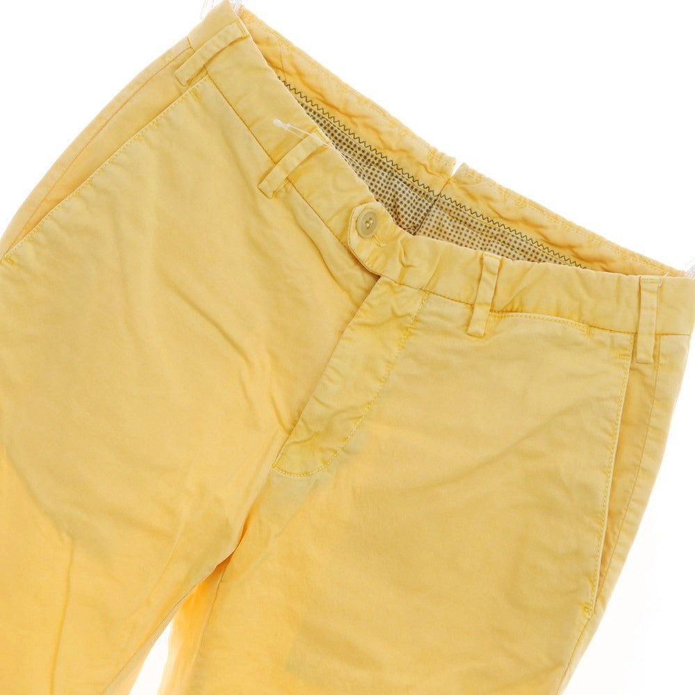 [Used] GERMANO Cotton Twill Casual Slacks Pants Yellow [Size 44] [YEL] [S/S] [Condition Rank C] [Men&