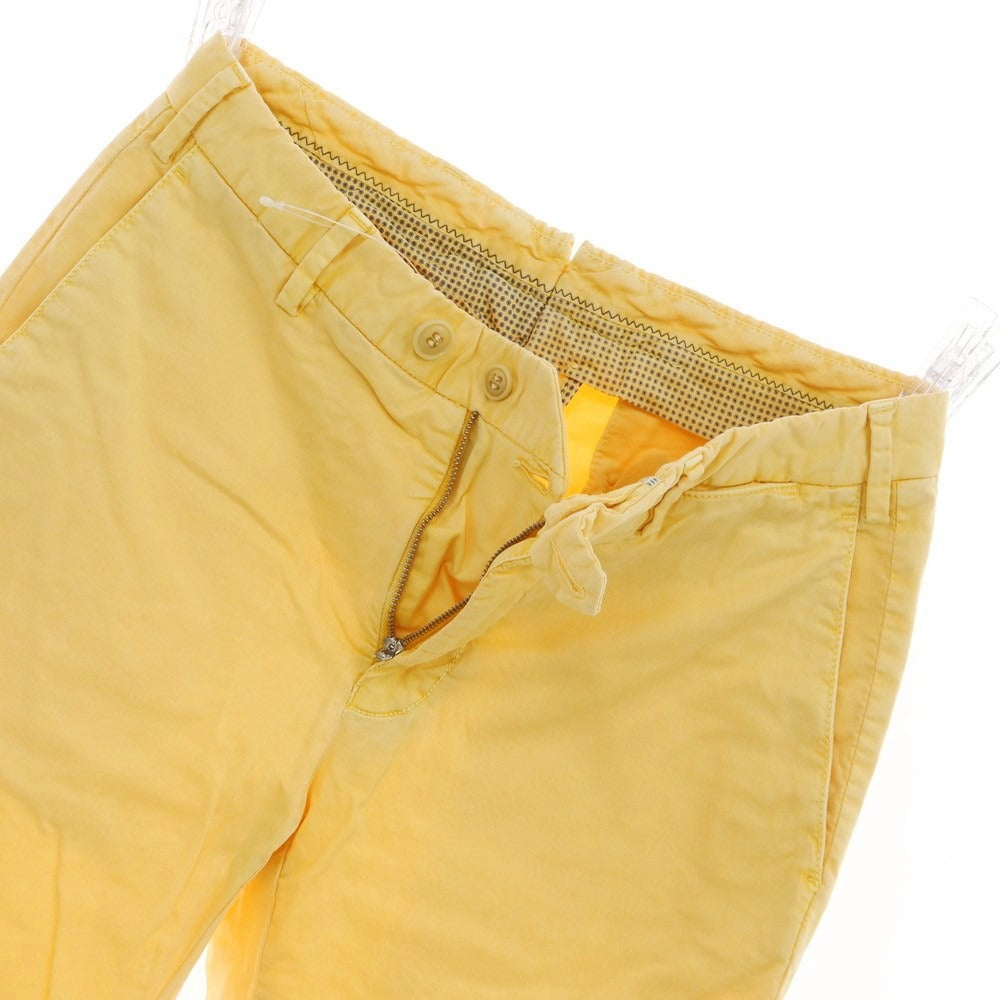 [Used] GERMANO Cotton Twill Casual Slacks Pants Yellow [Size 44] [YEL] [S/S] [Condition Rank C] [Men&