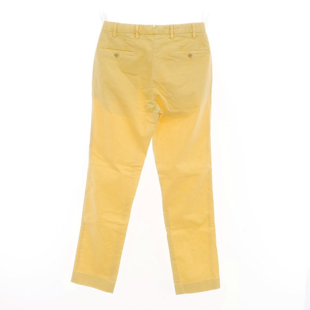 [Used] GERMANO Cotton Twill Casual Slacks Pants Yellow [Size 44] [YEL] [S/S] [Condition Rank C] [Men&