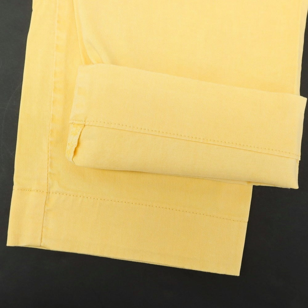 [Used] GERMANO Cotton Twill Casual Slacks Pants Yellow [Size 44] [YEL] [S/S] [Condition Rank C] [Men&