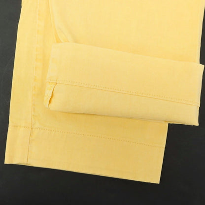 [Used] GERMANO Cotton Twill Casual Slacks Pants Yellow [Size 44] [YEL] [S/S] [Condition Rank C] [Men&