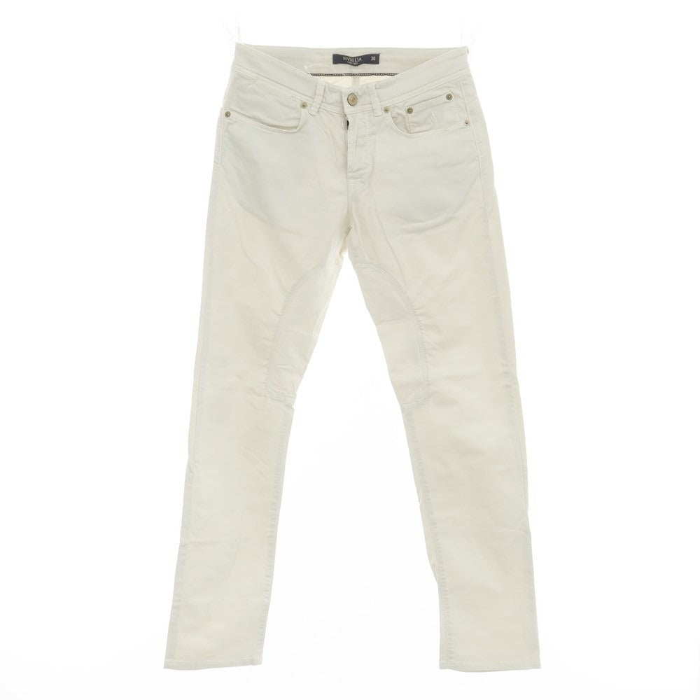 [Used] SIVIGLIA Stretch Cotton Twill 5 Pocket Pants Off White [Size 30] [WHT] [S/S] [Condition Rank C] [Men&