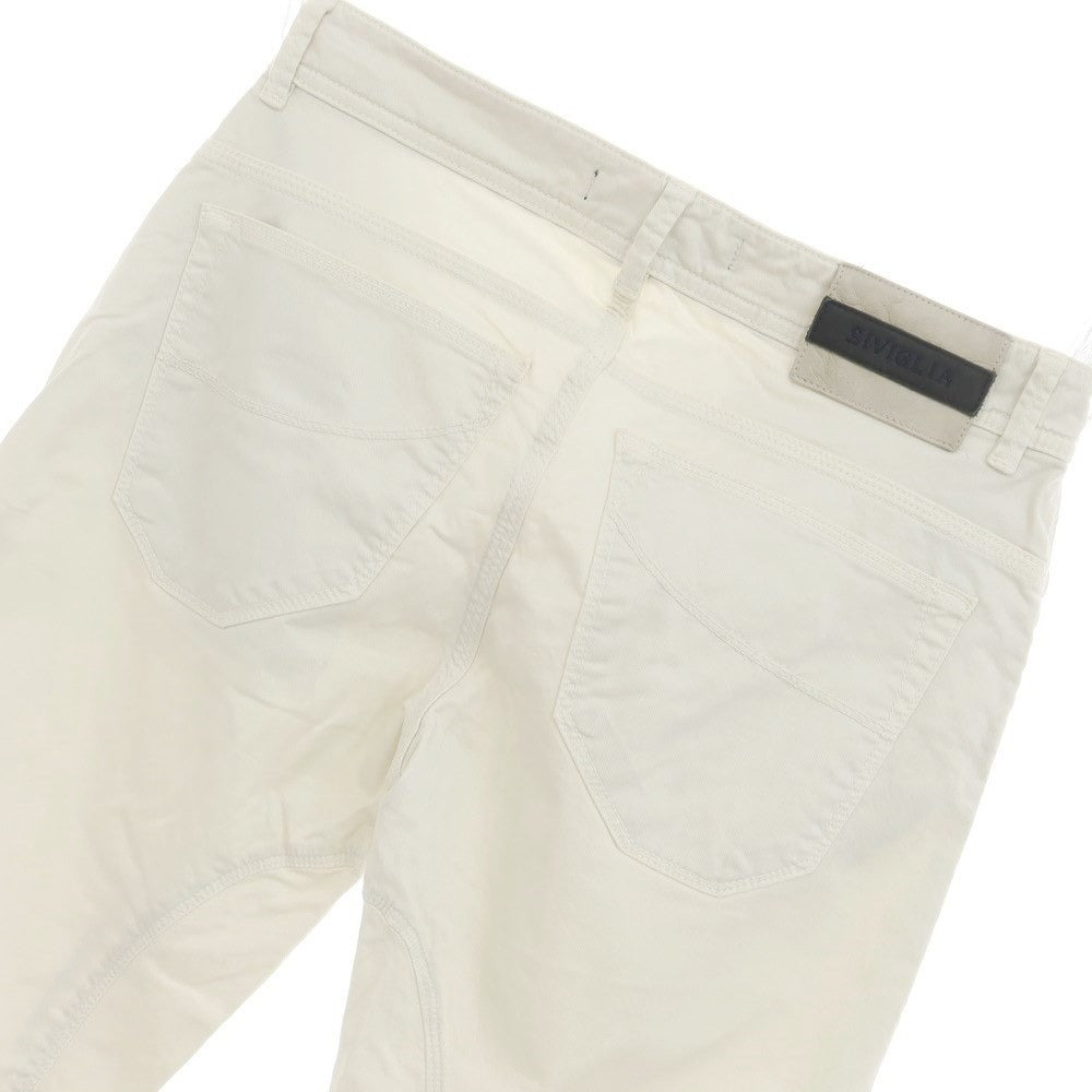 [Used] SIVIGLIA Stretch Cotton Twill 5 Pocket Pants Off White [Size 30] [WHT] [S/S] [Condition Rank C] [Men&