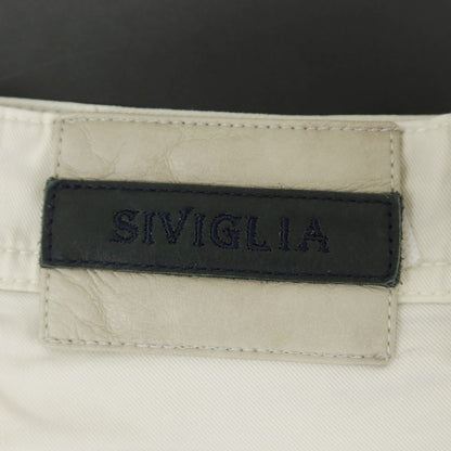 【中古】シビリア SIVIGLIA ストレッチ コットンツイル 5ポケットパンツ オフホワイト【サイズ30】【WHT】【S/S】【状態ランクC】【メンズ】【759290】
[APD]