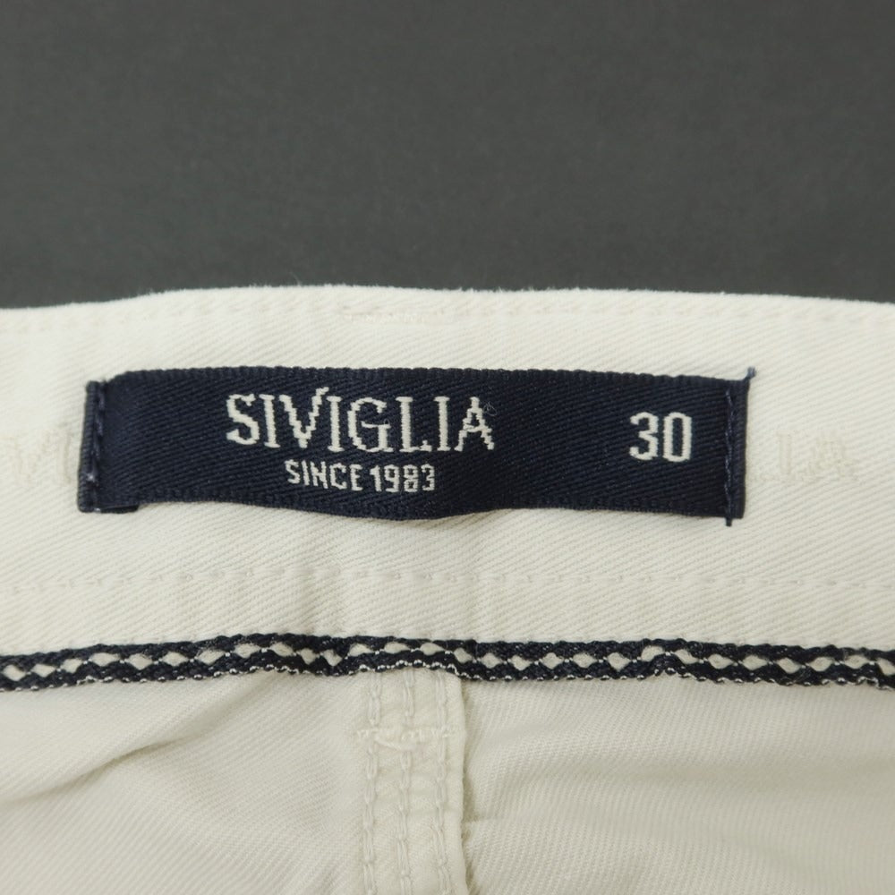 [Used] SIVIGLIA Stretch Cotton Twill 5 Pocket Pants Off White [Size 30] [WHT] [S/S] [Condition Rank C] [Men&