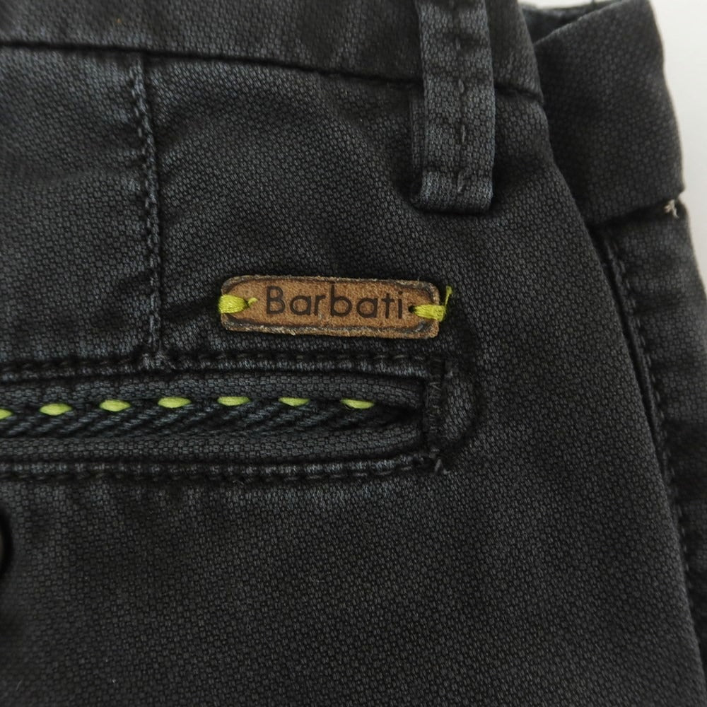 [Used] Barbati Stretch Cotton Casual Slacks Pants Black [Size 44] [BLK] [S/S] [Condition Rank C] [Men&