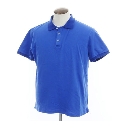 [Used] Giannetto cotton short-sleeve polo shirt, blue [Size XL] [BLU] [S/S] [Condition rank C] [Men&