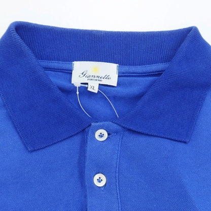 [Used] Giannetto cotton short-sleeve polo shirt, blue [Size XL] [BLU] [S/S] [Condition rank C] [Men&