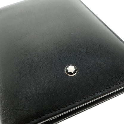 [Used] Montblanc MONTBLANC Leather Billfold Wallet Black [Condition Rank A] [Men&