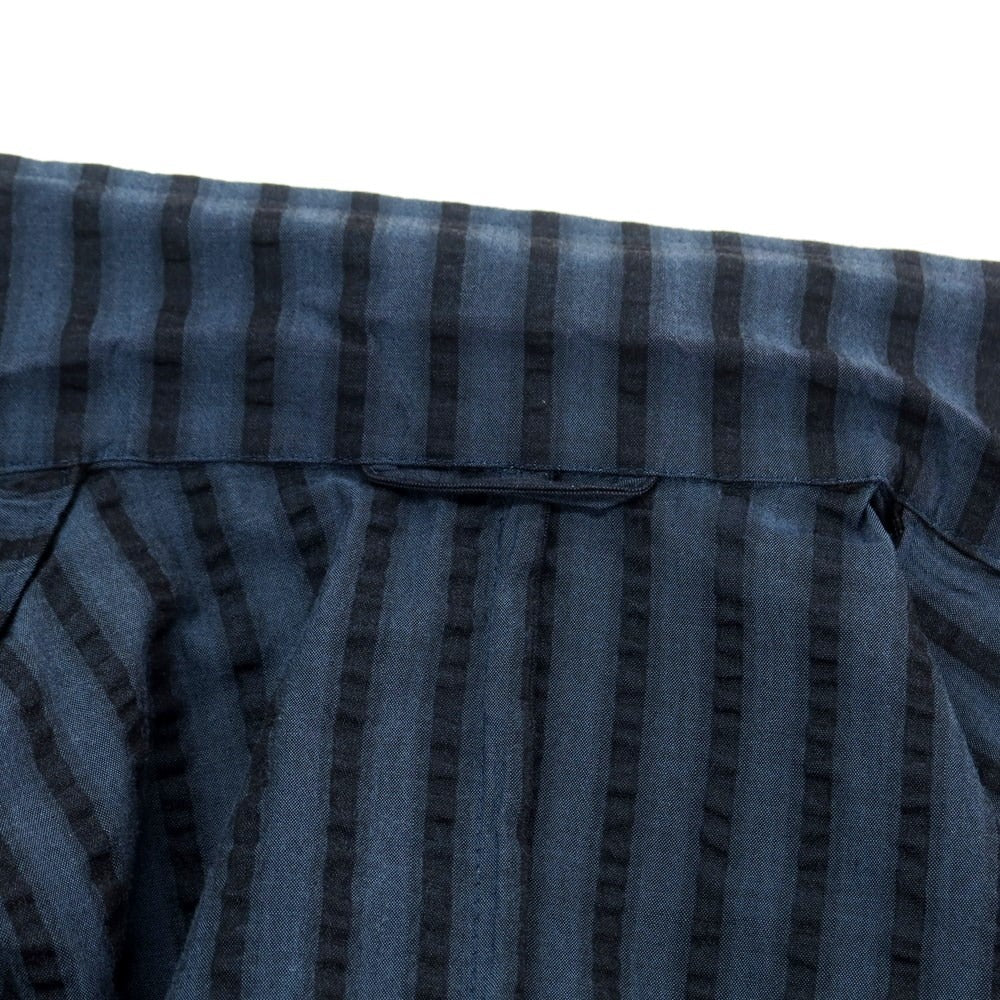 [Used] Giannetto cotton striped casual jacket, dark blue x black [46] [Condition rank C] [Men&